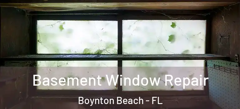  Basement Window Repair Boynton Beach - FL