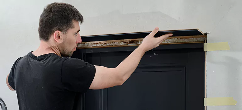 Wood Door Hole Repair in Boynton Beach, FL