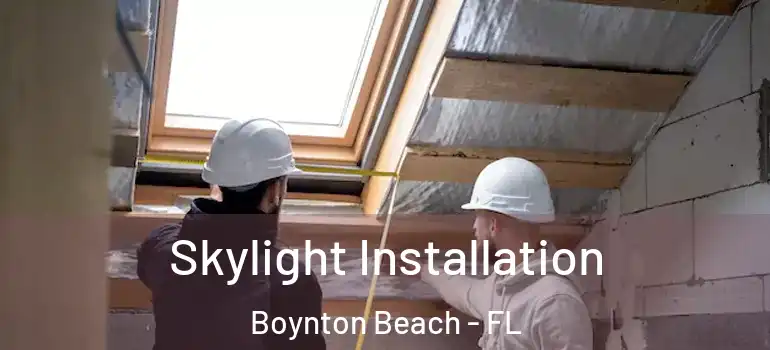  Skylight Installation Boynton Beach - FL